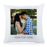 Custom Photo Pillow with Text