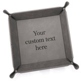 Create Your Own Personalized Gray Valet Tray