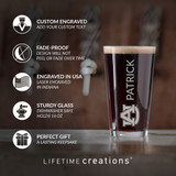 Personalized Auburn Tigers Pint Glass