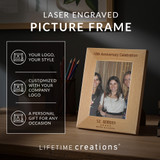 Custom Engraved 4x6 Picture Frames With Logo
