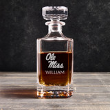 Personalized Ole Miss Rebels whiskey decanter, custom engraved with your name; gift for Alabama fan birthday, Father's Day, graduation Personalized Ole Miss Rebels whiskey decanter, custom engraved with your name; gift for Alabama fan birthday, Father's Day, graduation