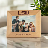 Personalized LSU Tigers Picture Frame laser engraved with your custom text. Personalized LSU Tigers Picture Frame laser engraved with your custom text.
