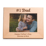 Personalized Dad Picture Frame- Landscape orientation
