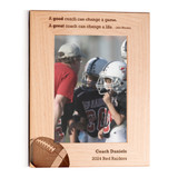Personalized Football Coach Picture Frame Personalized Football Coach Picture Frame