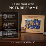Personalized Basketball Coach Picture Frame