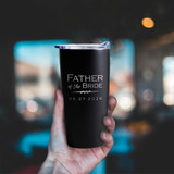 Personalized Father of the Bride or Groom stainless steel coffee tumbler Personalized Father of the Bride or Groom stainless steel coffee tumbler