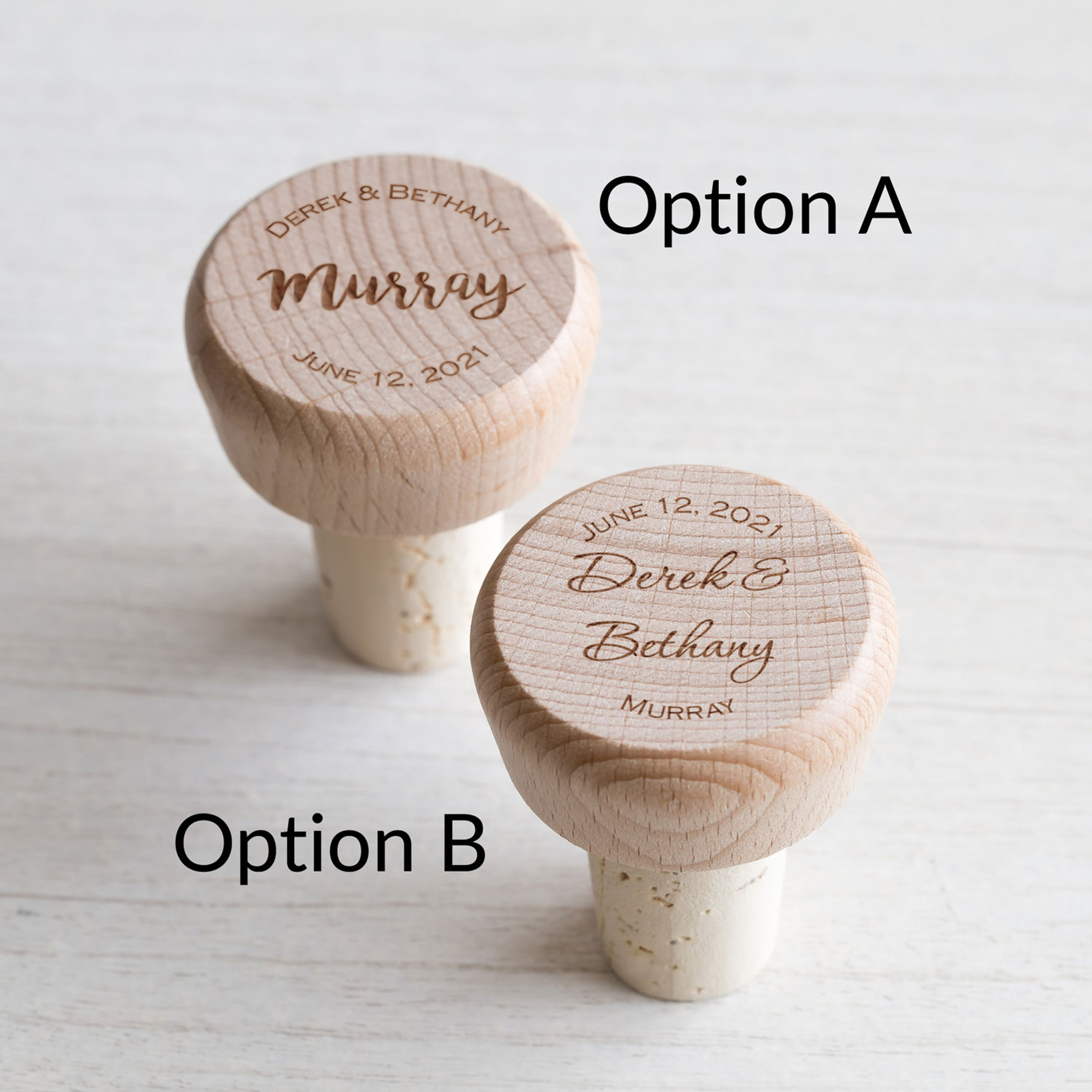 Bulk Personalized Wine Stoppers