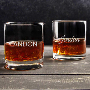 Engraved Personalized Scotch Glass with Your Name Engraved Personalized Scotch Glass with Your Name