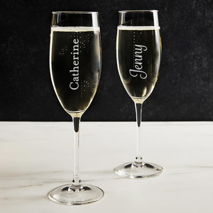 Personalized Personalized Champagne Glass — custom engraved in Indiana