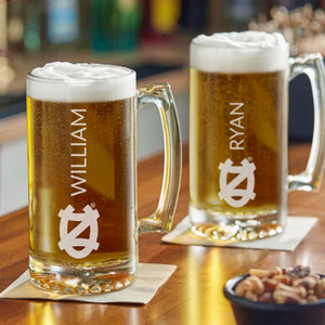 Personalized North Carolina Tar Heels Beer Mug — custom engraved in Indiana