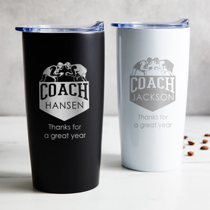 Personalized Wrestling Coach Tumbler