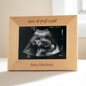 Personalized Ultrasound Picture Frame — custom engraved in Indiana