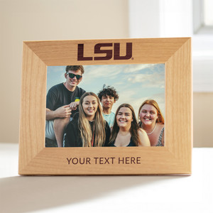 Personalized LSU Tigers Picture Frame — custom engraved in Indiana