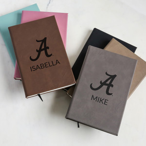 Personalized Alabama Crimson Tide Notebook Journal — custom engraved in Indiana