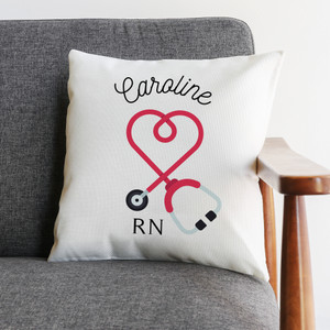 Personalized Nursing Decorative Throw Pillow
