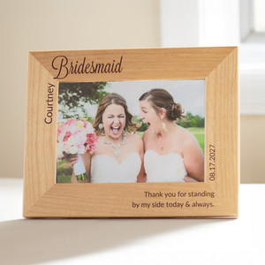 Personalized Bridesmaid Picture Frame, Custom Gifts for Bridesmaids Personalized Bridesmaid Picture Frame, Custom Gifts for Bridesmaids