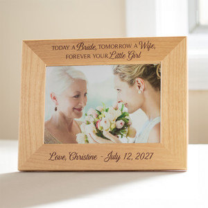 personalized mother of the bride picture frame, Gift for Mother of the Bride