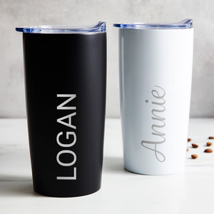 Round Monogram Initial Coffee Mug, Metal Insulated Coffee Mug, Custom Travel  Coffee Mug, Coffee Mugs, Mugs, Metal Coffee Mug, Gifts for Dad 