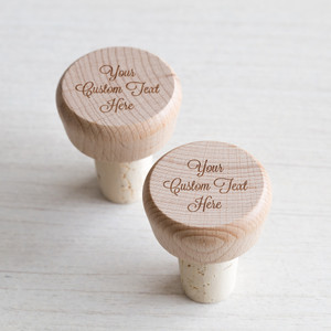 Personalized Bulk Create Your Own Custom Engraved Wine Stoppers — custom engraved in Indiana