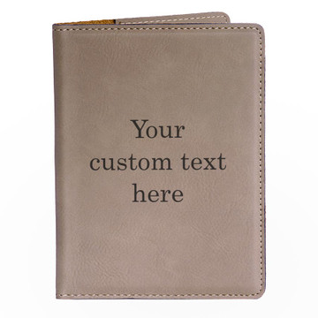 Create Your Own Personalized Light Brown Passport Cover