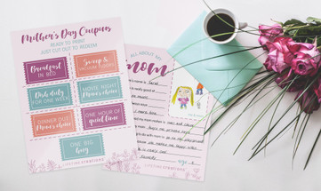 Free, Printable Mother's Day Coupons & Questionnaire Free, Printable Mother's Day Coupons & Questionnaire