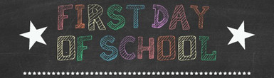 Free, Printable First Day of School Sign