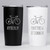 Personalized Bicycle Tumbler — custom engraved in Indiana