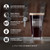 Personalized engraved pint glass — dimensions and engraving area infographic