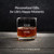 Personalized Engraved Personalized Whiskey Glass — engraving detail and design close-up