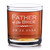 Father of the Bride or Father of the Groom Whiskey Glass in white