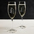 Personalized Personalized Bridesmaid Champagne Glass — custom engraved in Indiana