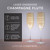 Customized Champagne Flutes with Logo