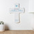 Baptism Wall Cross for Girls in blue