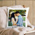 Photo Pillow alternate angle showing engraving and finish