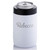 Engraved Personalized Stainless Steel White Can Cooler