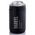Vertical name groomsman can cooler in black