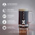 Personalized Michigan Wolverines Glass Mug — handle and engraving detail close-up