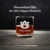 Personalized Auburn Tigers Whiskey Glass — engraving detail and design close-up