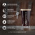 Personalized engraved pint glass — dimensions and engraving area infographic