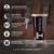 Personalized engraved pint glass — dimensions and engraving area infographic