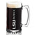 LSU Tigers Beer Mug in white on white background