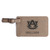 Auburn Tigers Luggage Tag in light brown