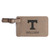 Personalized Tennessee Volunteers Luggage Tag in light brown