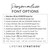 Font style choices for personalizing your Customized Champagne Glass