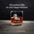 Personalized Ole Miss Whiskey Glass — engraving detail and design close-up
