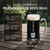 Personalized North Carolina Tar Heels Beer Mug — size and dimensions infographic