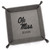 Personalized Ole Miss Valet Tray Gray