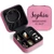 Bridesmaid Travel Jewelry Case in pink
