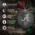 Alabama Crimson Tide Glass Ornament — additional view