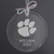 Clemson Tigers Glass Ornament — additional view